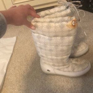 Winter Lacoste boots
